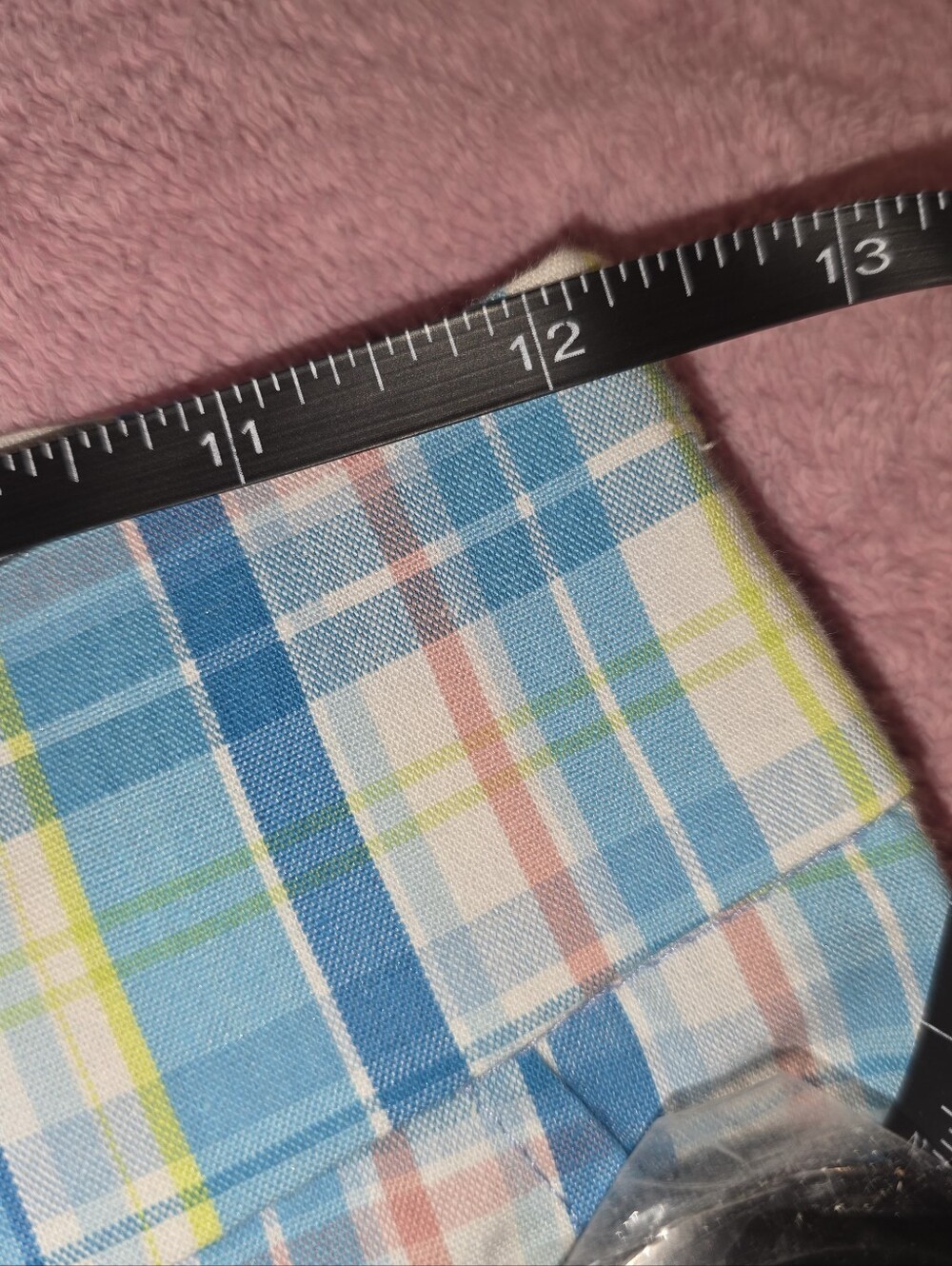 2 for $20 Plaid Patterned Blue Shorts - Size Small - Picture 6 of 6